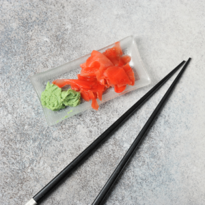 wasabi y jengibre